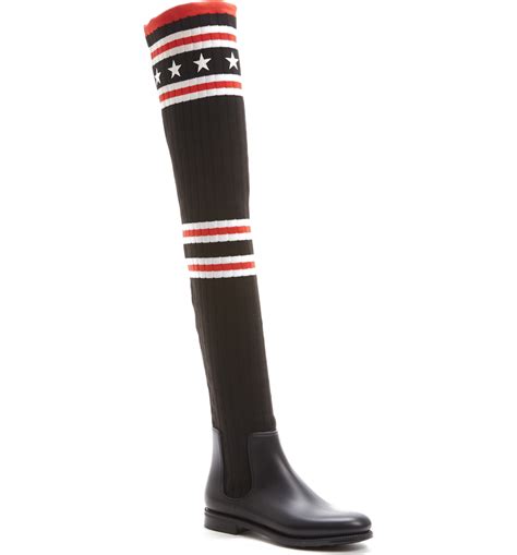 givenchy storm over the knee sock boot sale|givenchy boots women.